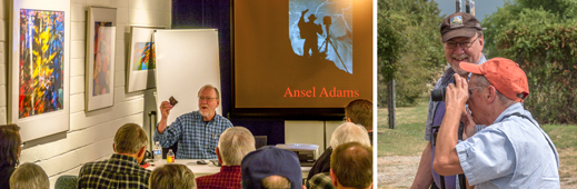 Elevating Your Photographic Vision with Alan Ross, Ansel Adams’ photographic assistant, a  hands-on, creative workshop for all photographers, at Sun to Moon Gallery, Dallas, TX