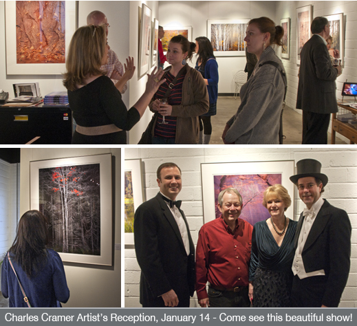 Charles Cramer Artist's Reception photos, Sun to Moon Gallery