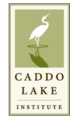 Caddo Lake Institute logo, partial print sale proceeds benefit CLI