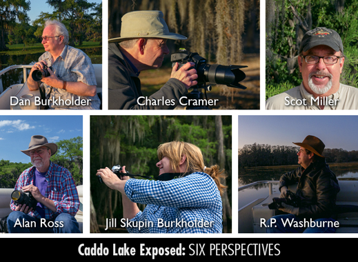 Caddo Lake Exposed: SIX PERSPECTIVES photography exhibition at Sun to Moon Gallery, benefiting Caddo Lake Institute