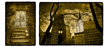 Gold leaf prints by Dan Burkholder