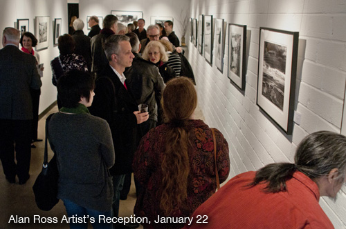 Alan Ross Artist's Reception at Sun to Moon Gallery, 1-22-11
