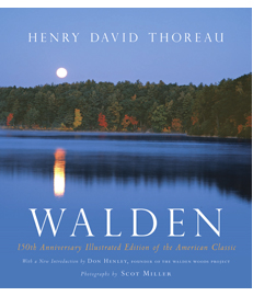 New edition of WALDEN: 150th Anniversary Illustrated Edition, photographs by Scot Miller
