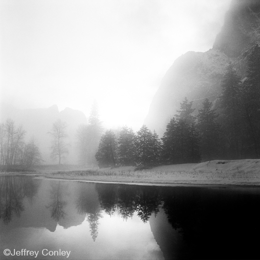 Yosemite gelatin silver print by Jeffrey Conley, at Sun to Moon Gallery, Dallas, TX